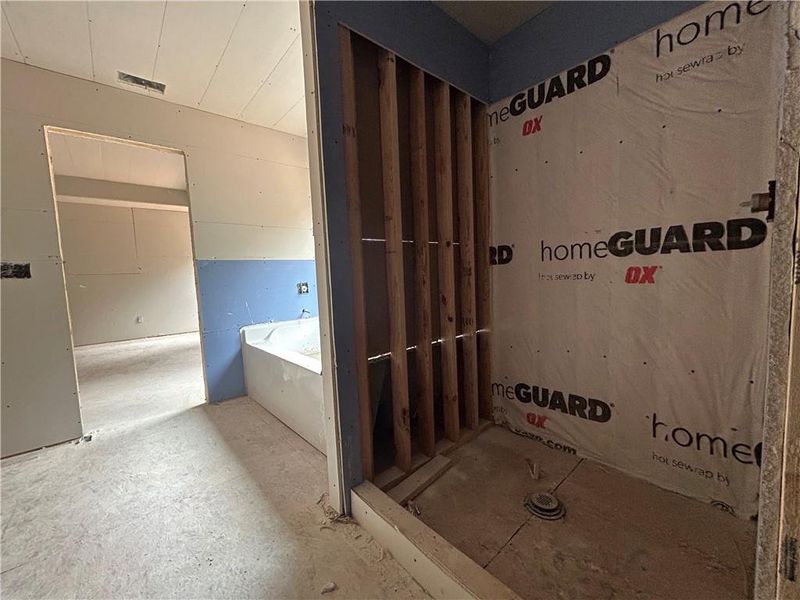 In-progress construction of a new home in Sutton's Landing, Statham, GA (Image 27).