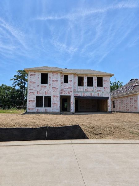 In-progress construction of a new home in Sundance Cove, Crosby, TX (Image 5).