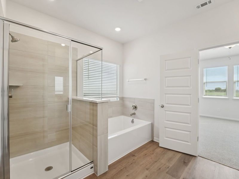 Furnished interior view inside a new home in Prairie Winds - Executive Collection, Hutto (Image 6).