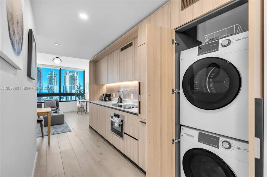 Furnished interior view inside a new home in , Miami (Image 20).