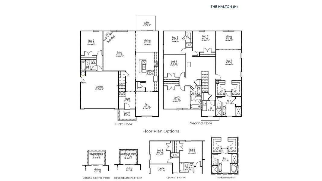 2D floor plan layout of this home in , Summerville, SC (Image 3).