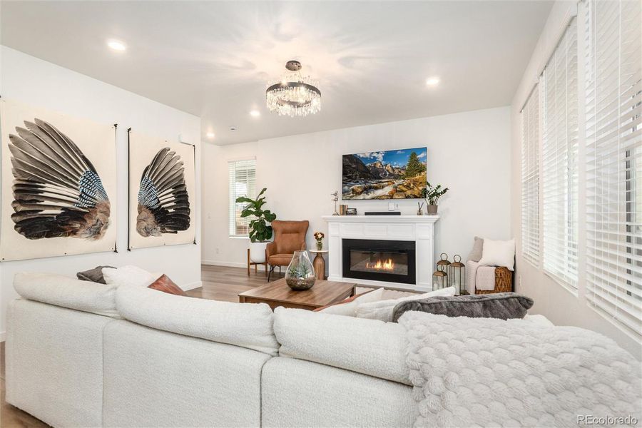Furnished interior view inside a new home in , Parker (Image 33).