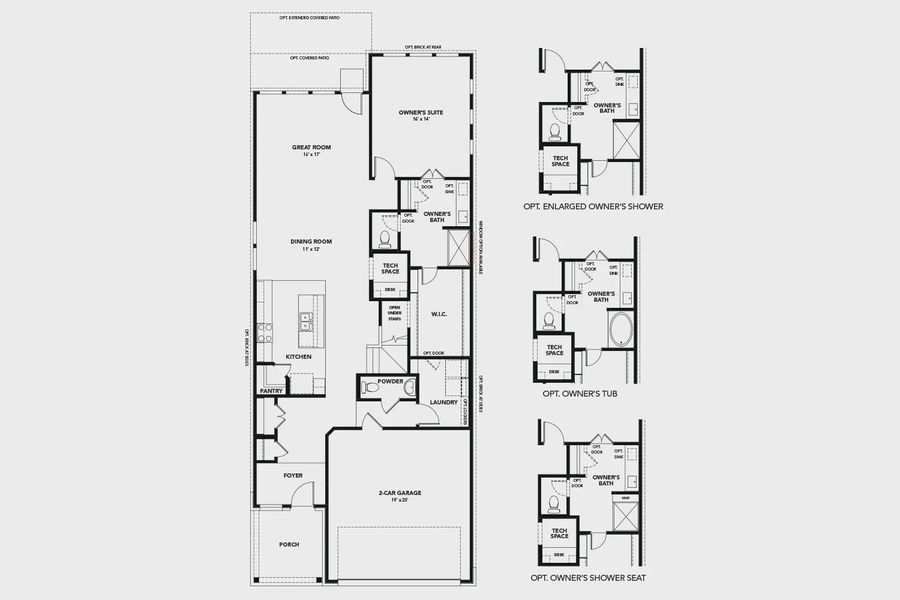 2D floor plan layout of this home in Westridge Journey, Princeton, TX (Image 5).