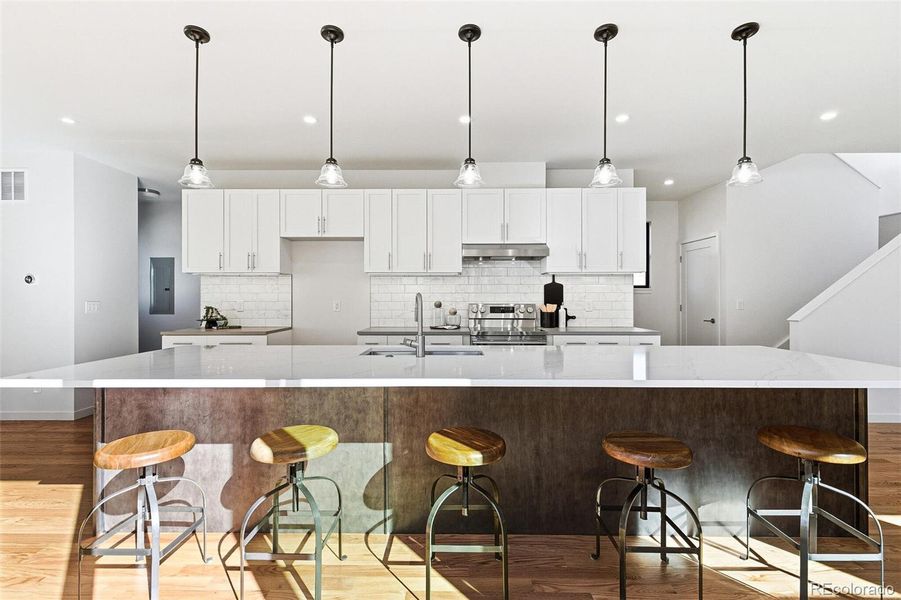 Furnished interior view inside a new home in , Denver (Image 11).