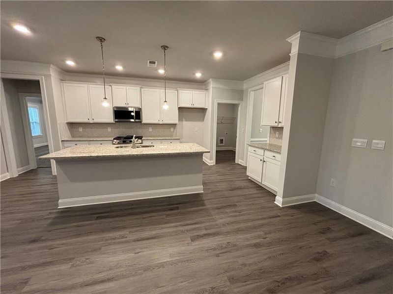 Furnished interior view inside a new home in Tuscany Hills, Douglasville (Image 4). Furnished interior view inside a new home in Tuscany Hills, Douglasville (Image 4).