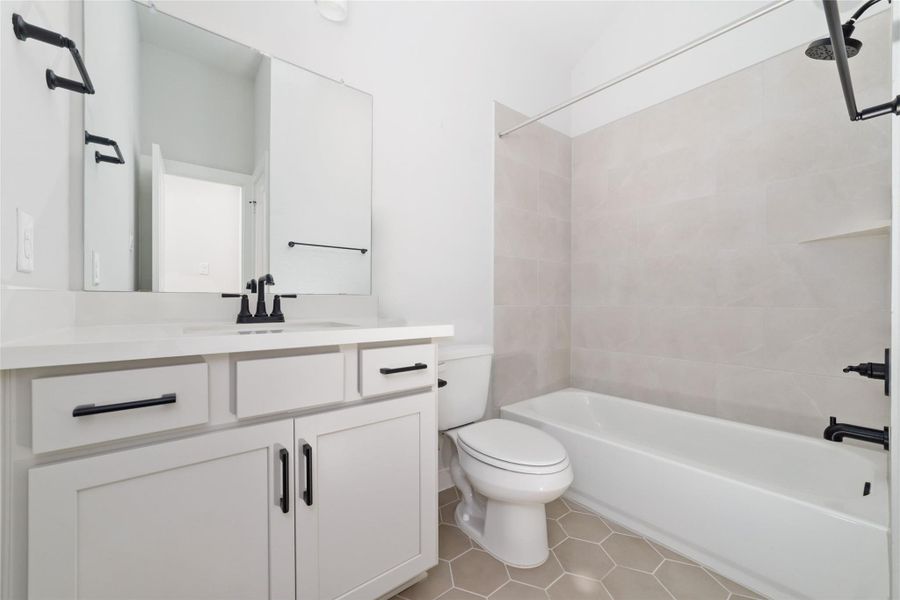 Furnished interior view inside a new home in Elyson 45' & 70', Katy (Image 12). Furnished interior view inside a new home in Elyson 45' & 70', Katy (Image 12).