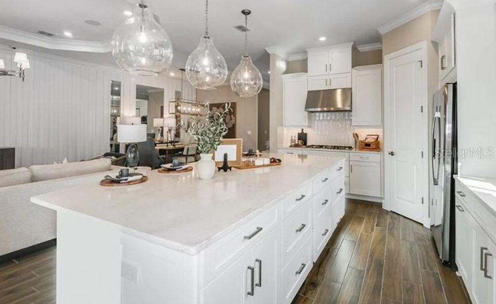 Furnished interior view inside a new home in Center Lake Ranch Community Group Page, St. Cloud (Image 10).