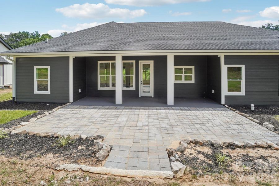 Exterior details and patio area of a home in , Hendersonville (Image 29).