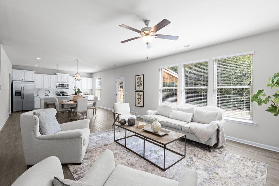 Furnished interior view inside a new home in Sutton's Landing, Statham (Image 13).