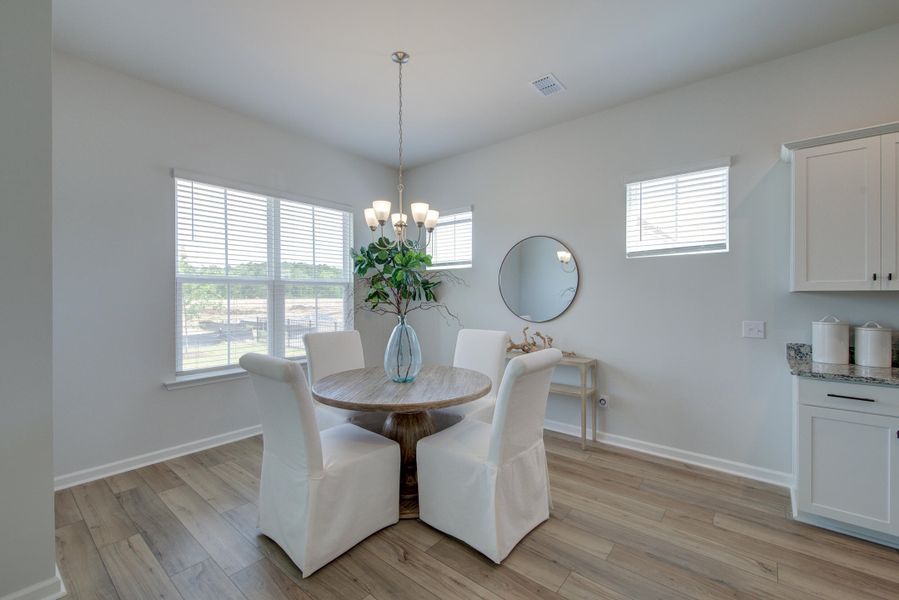 Furnished interior view inside a new home in , Charleston (Image 8).