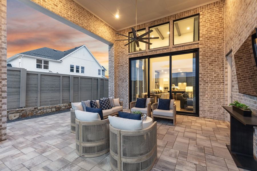 Representative Patio - some options shown Representative Patio - some options shown