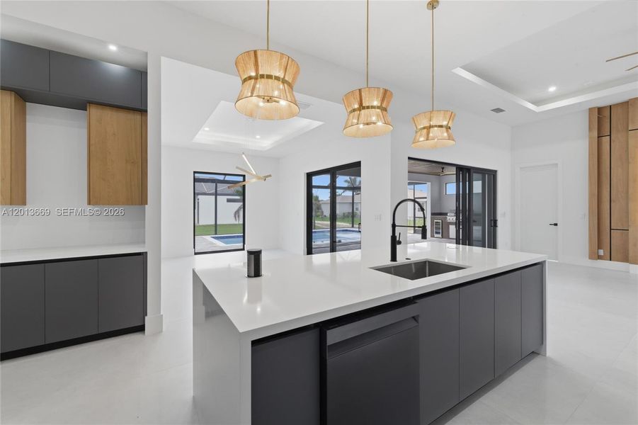 Furnished interior view inside a new home in , Cape Coral (Image 12).