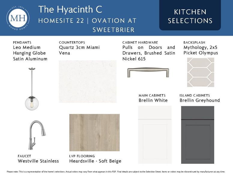 Sample of building materials used in homes in Ovation at Sweetbrier, Durham (Image 6). Sample of building materials used in homes in Ovation at Sweetbrier, Durham (Image 6).