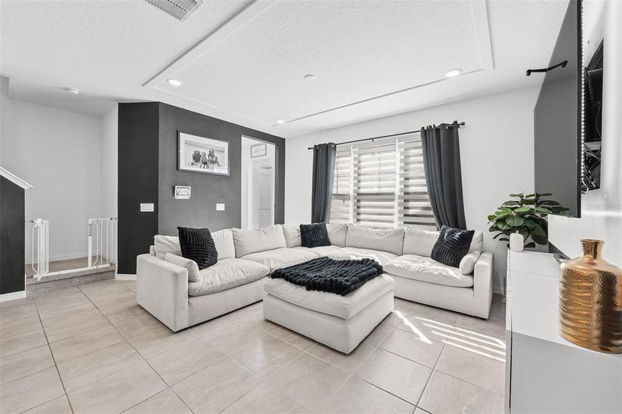 Furnished interior view inside a new home in , Winter Garden (Image 14). Furnished interior view inside a new home in , Winter Garden (Image 14).