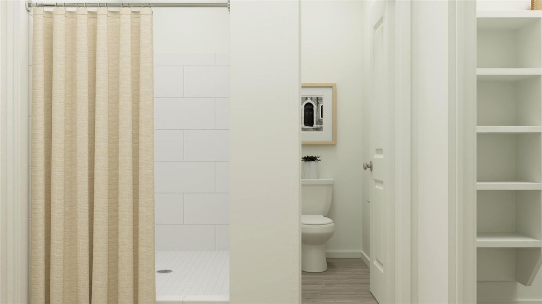 Furnished interior view inside a new home in Meadowlark Preserve, Pflugerville (Image 23).