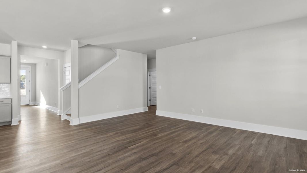 Spacious, unfurnished interior of a new home in The Haven at Indigo Preserve, Leland (Image 25).