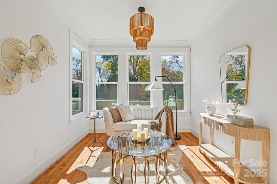 Furnished interior view inside a new home in , Charlotte (Image 39).