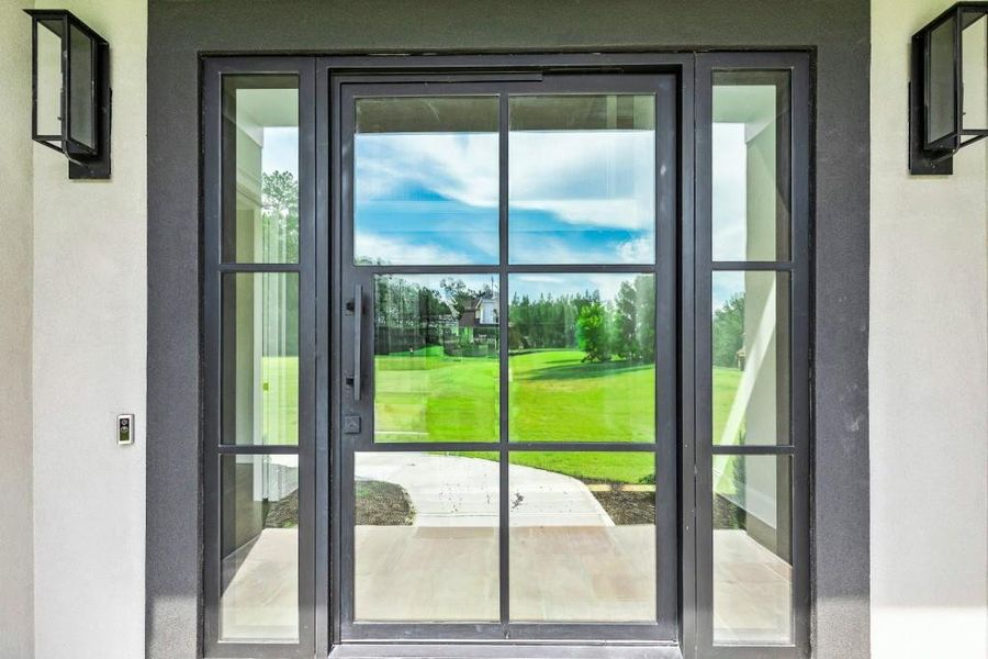 Exterior details and patio area of a home in , Newnan (Image 41).