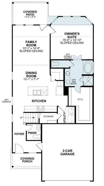 2D floor plan layout of this home in Sorella, Tomball, TX (Image 5). 2D floor plan layout of this home in Sorella, Tomball, TX (Image 5).
