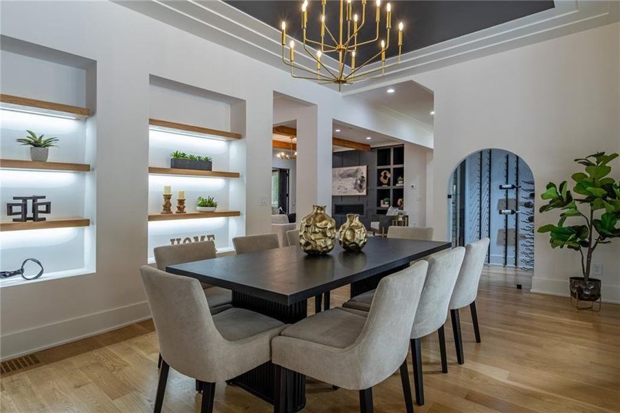 Furnished interior view inside a new home in , Brookhaven (Image 33).
