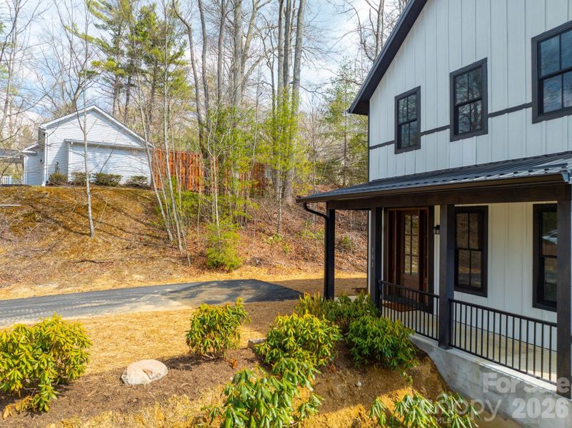 Exterior details and patio area of a home in , Boone (Image 23).