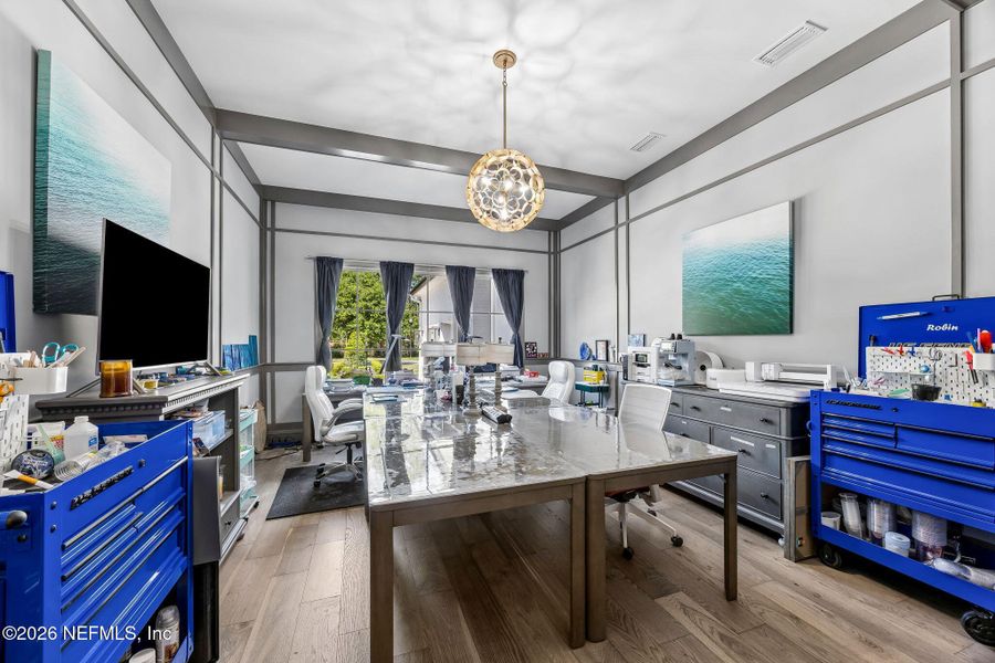 Furnished interior view inside a new home in , Jacksonville (Image 44).