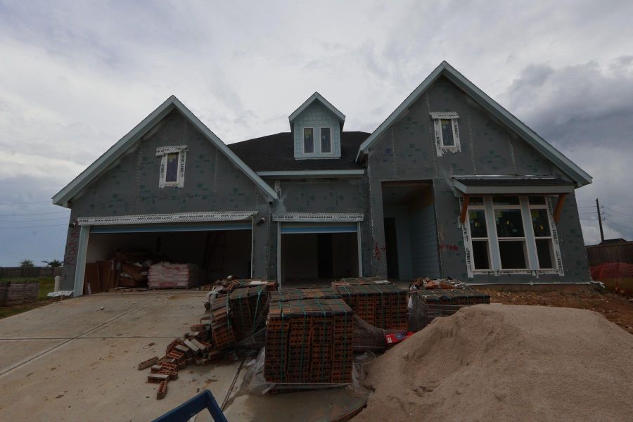 In-progress construction of a new home in The Grand Prairie - Retreat Collection, Hockley, TX (Image 10). In-progress construction of a new home in The Grand Prairie - Retreat Collection, Hockley, TX (Image 10).