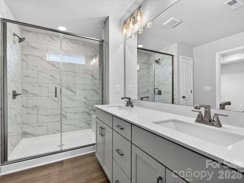 Furnished interior view inside a new home in North Creek Village, Huntersville (Image 13).