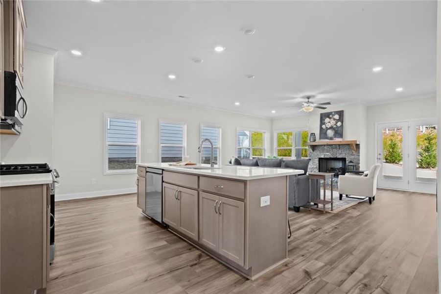 Furnished interior view inside a new home in Stratford at NatureWalk, Dallas (Image 8).