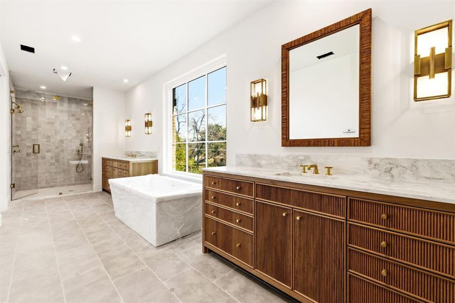 Furnished interior view inside a new home in , Dallas (Image 6).