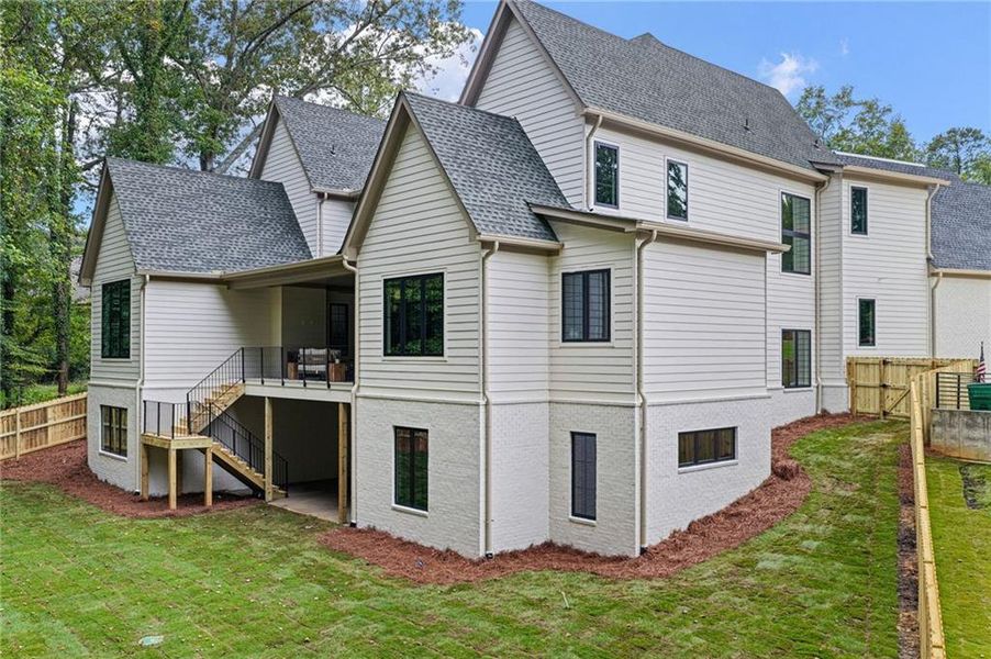 Exterior details and patio area of a home in , Dunwoody (Image 26).