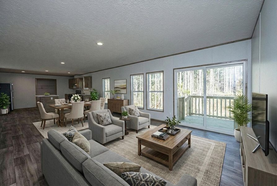 Furnished interior view inside a new home in , Holly Hill (Image 29).