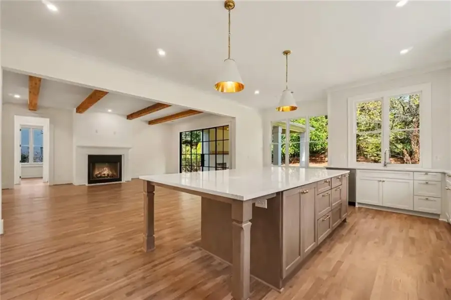 Furnished interior view inside a new home in , Atlanta (Image 8).