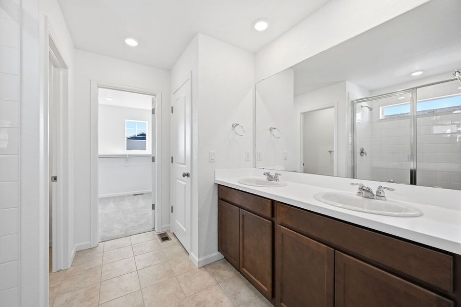 Furnished interior view inside a new home in The Town Collection at Independence, Elizabeth (Image 8).