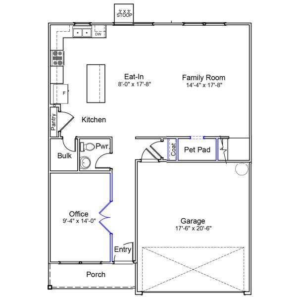 2D floor plan layout of this home in Richmond Hill, Inman, SC (Image 2). 2D floor plan layout of this home in Richmond Hill, Inman, SC (Image 2).