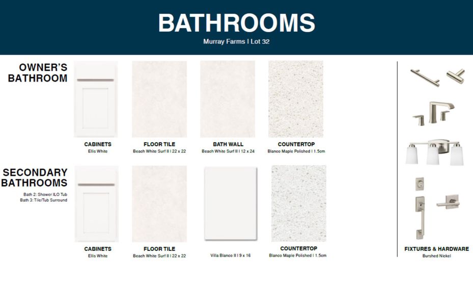 Sample of building materials used in homes in Murray Farms, Middleburg (Image 24). Sample of building materials used in homes in Murray Farms, Middleburg (Image 24).