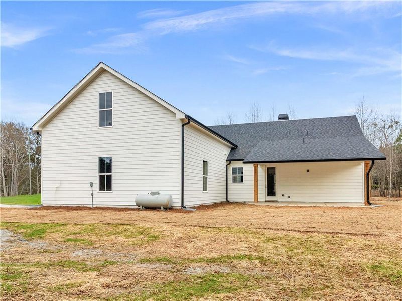 Exterior details and patio area of a home in , Mansfield (Image 25).