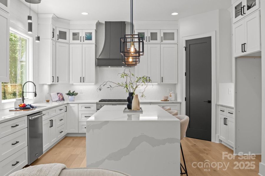 Furnished interior view inside a new home in , Charlotte (Image 35).