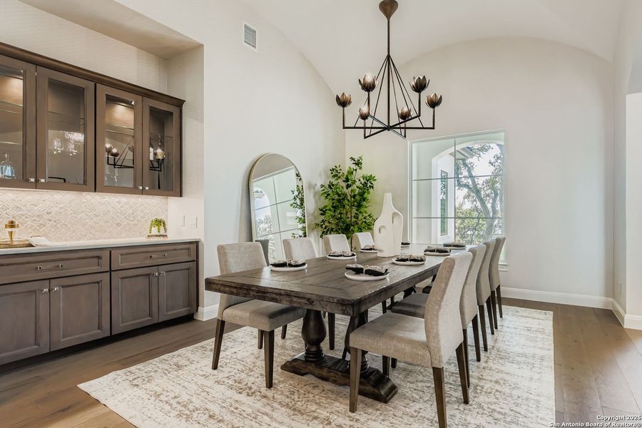 Furnished interior view inside a new home in The Bluff At The Dominion, San Antonio (Image 13).