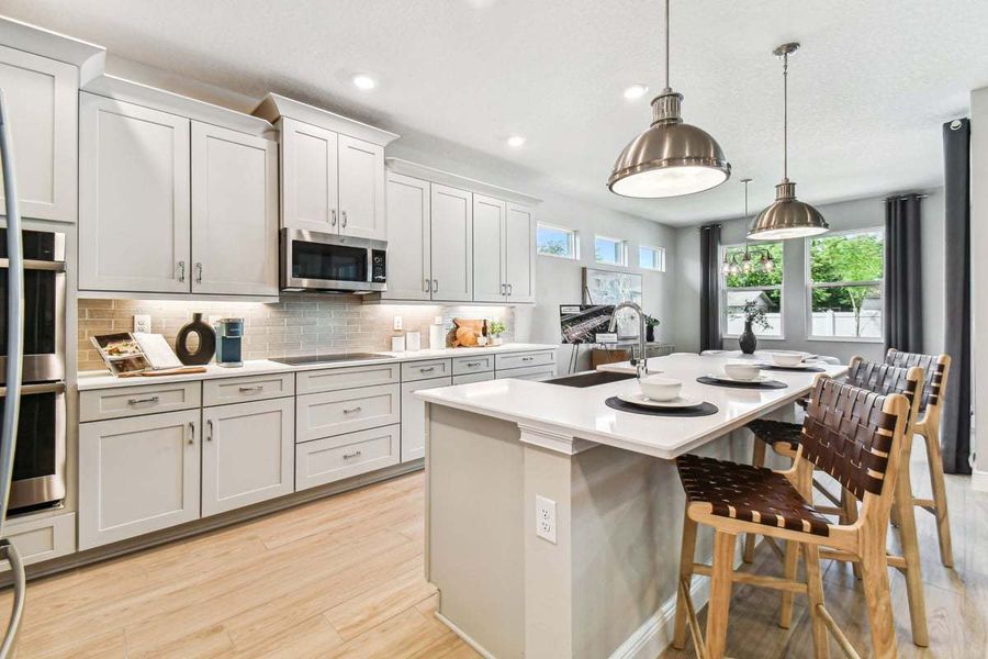 Furnished interior view inside a new home in Pinecone Reserve, Brooksville (Image 16).
