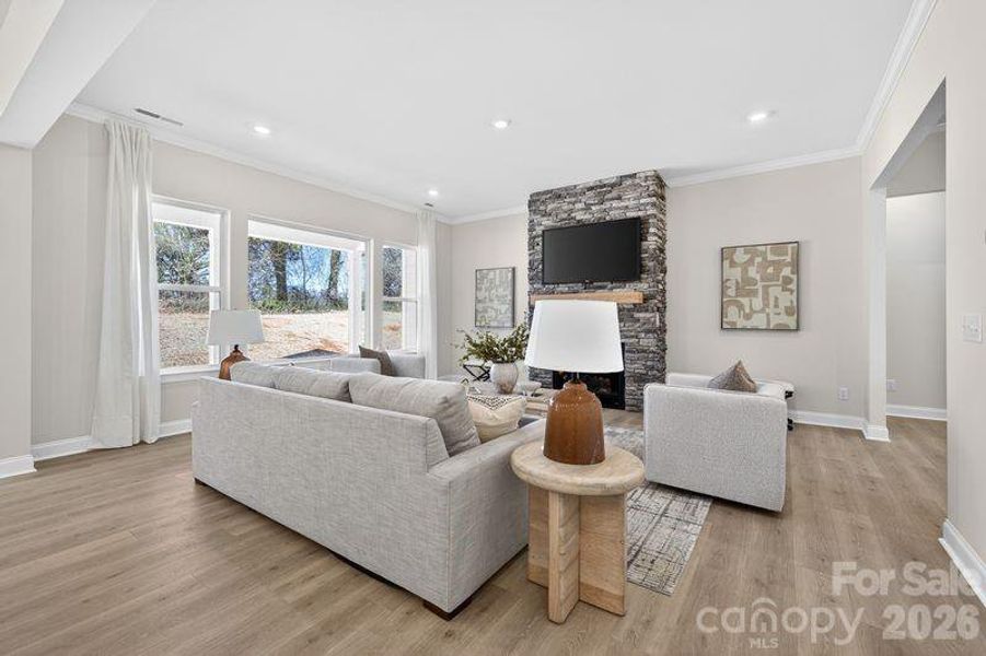 Furnished interior view inside a new home in Rolling Meadows, Mooresville (Image 10).