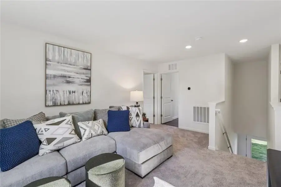Furnished interior view inside a new home in , Macon (Image 6).