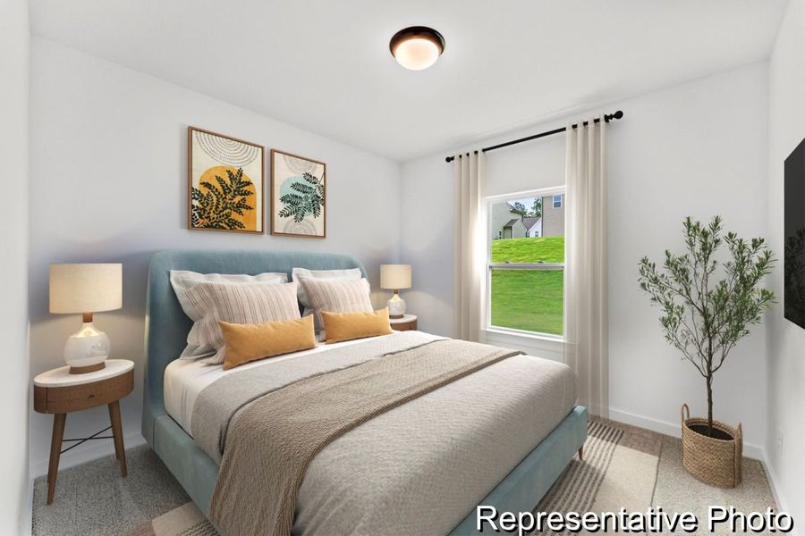 Furnished interior view inside a new home in Parc Northwest, Elon (Image 14).