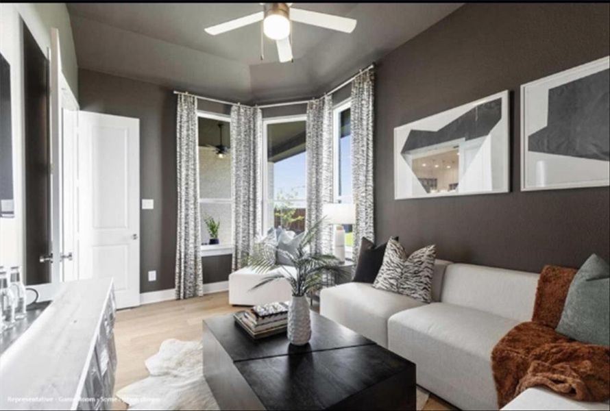 Furnished interior view inside a new home in Canyon Creek Estates, Sherman (Image 18). Furnished interior view inside a new home in Canyon Creek Estates, Sherman (Image 18).