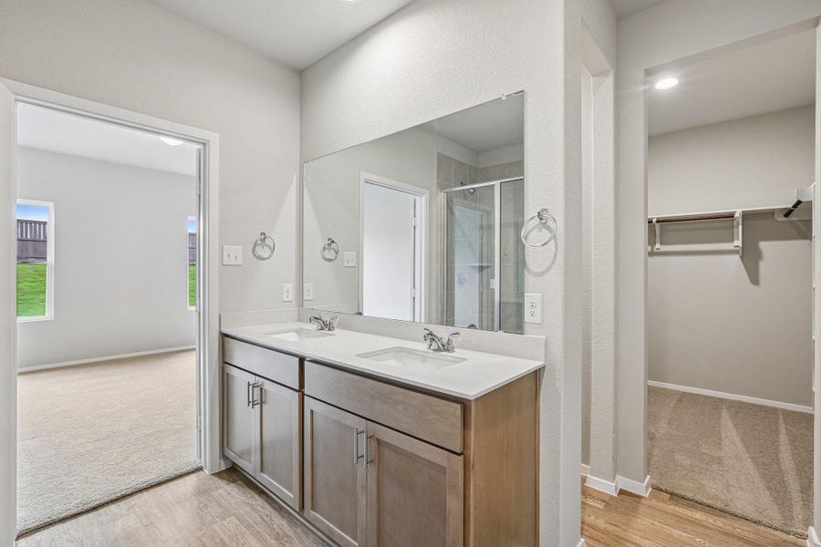 Furnished interior view inside a new home in Cloverleaf, Austin (Image 10). Furnished interior view inside a new home in Cloverleaf, Austin (Image 10).