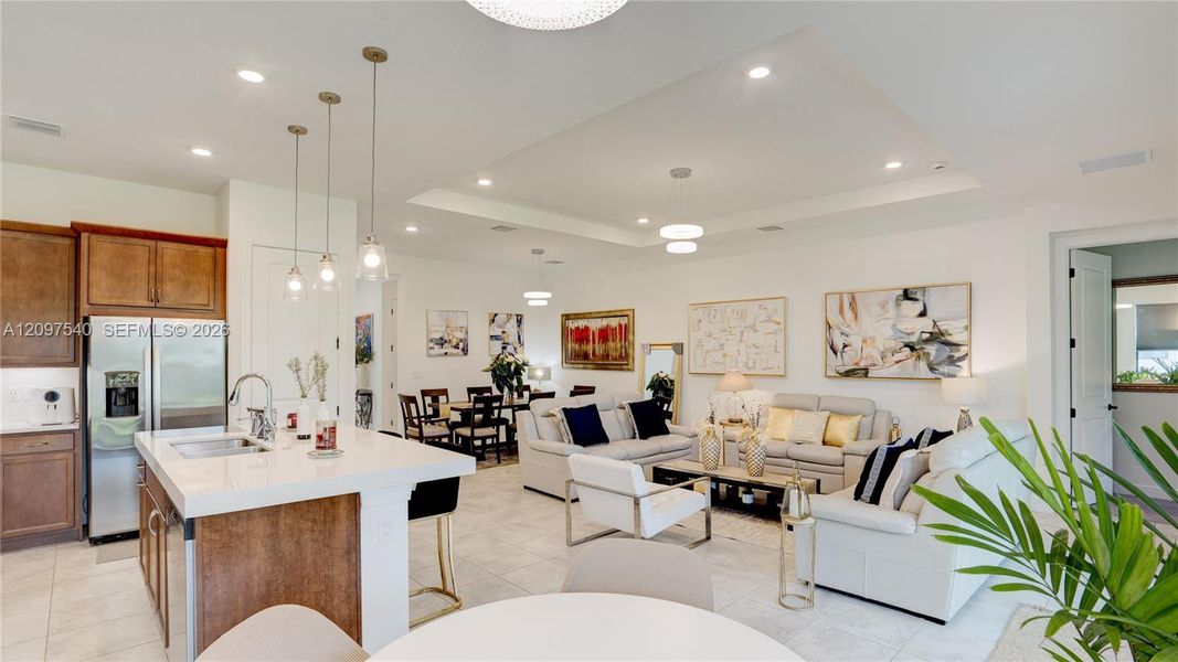Furnished interior view inside a new home in , Westlake (Image 27).
