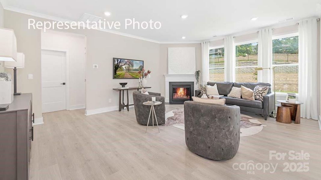Furnished interior view inside a new home in Sanctuary at Southgate, Indian Trail (Image 10).