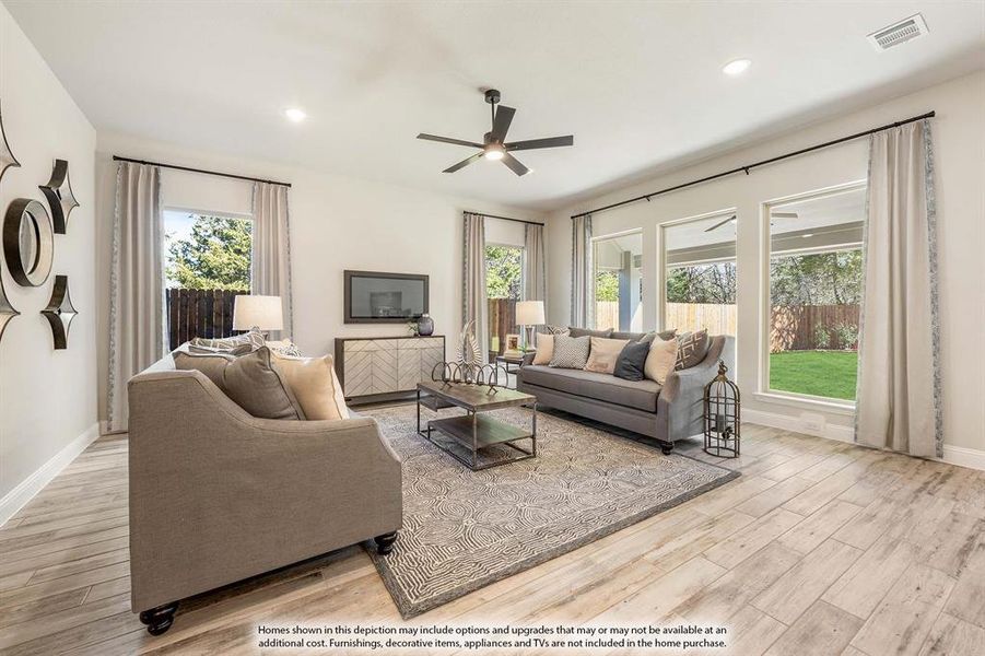 Furnished interior view inside a new home in Wildflower Ranch, Fort Worth (Image 13).