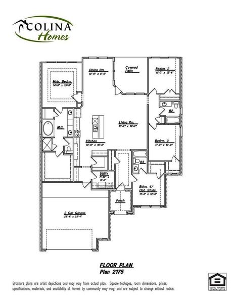 2D floor plan layout of this home in River Ranch, Dayton, TX (Image 5).