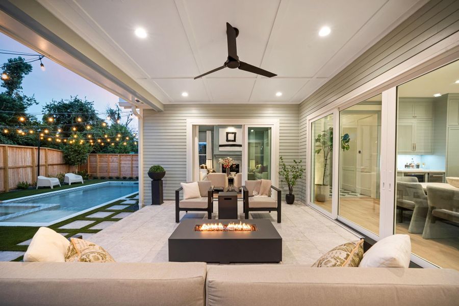 Furnished interior view inside a new home in , Houston (Image 31). Furnished interior view inside a new home in , Houston (Image 31).